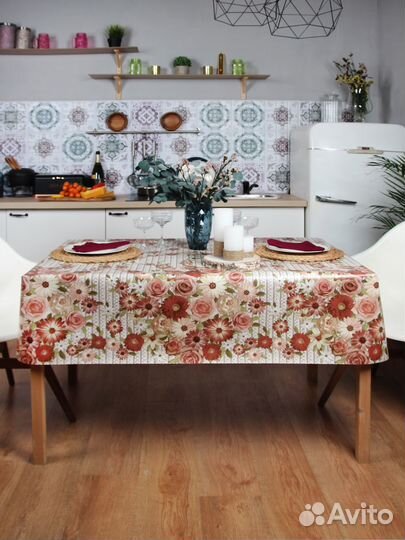 Скатерть клеенка на стол 110х140 Dekorama Турция