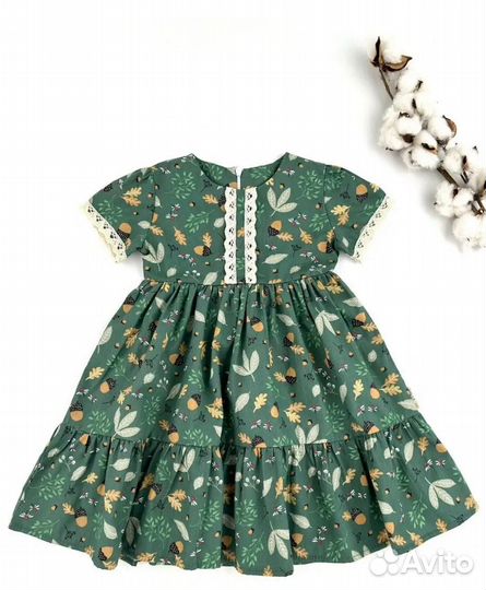 Платье для девочки 92