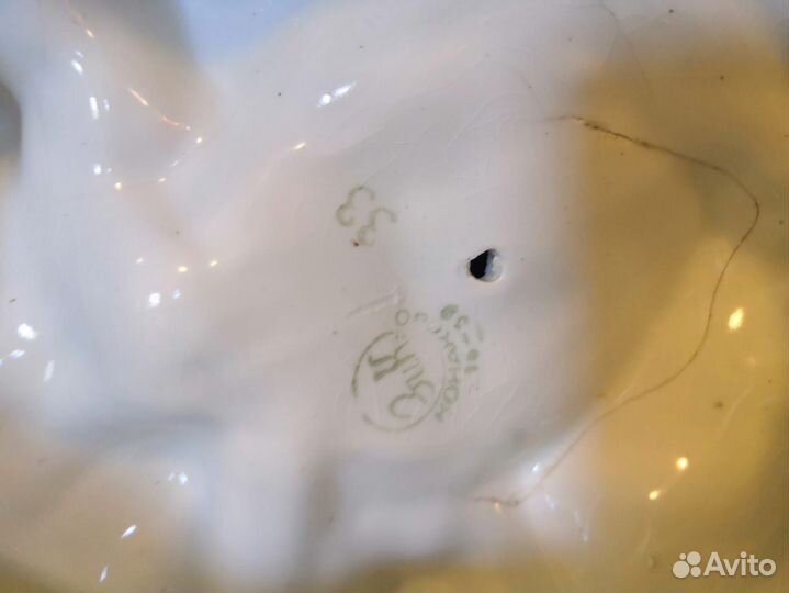 Фаянсовая фигурка «Куропатка», скульптор Кожин П