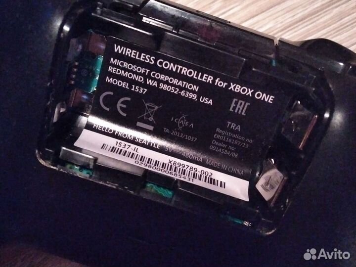 Геймпад Xbox + адаптер + аккумулятор