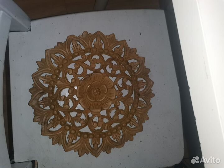 Панно из дерева тик