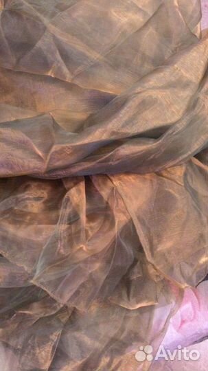 Тюль органза хамелеон 5 м ширина, 2 шт