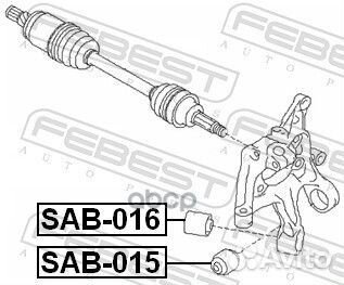 Сайлентблок задн цапфы subaru legacy B14 2009.02