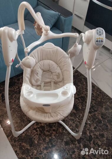 Детские электронные качели для новорожденных