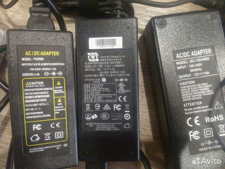 Зарядные устройства и блоки питания