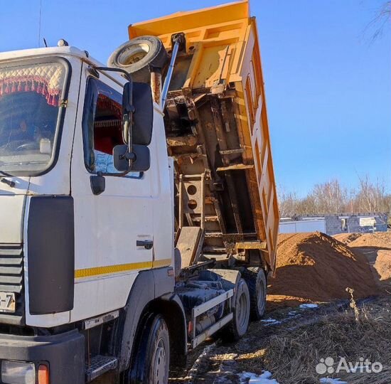 Песок карьерный и мытый