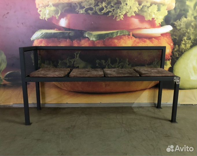 Скамейка прямая 180*50*90 см