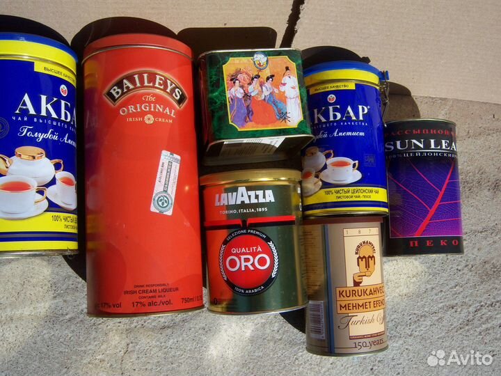 Жестяные емкости для хранения