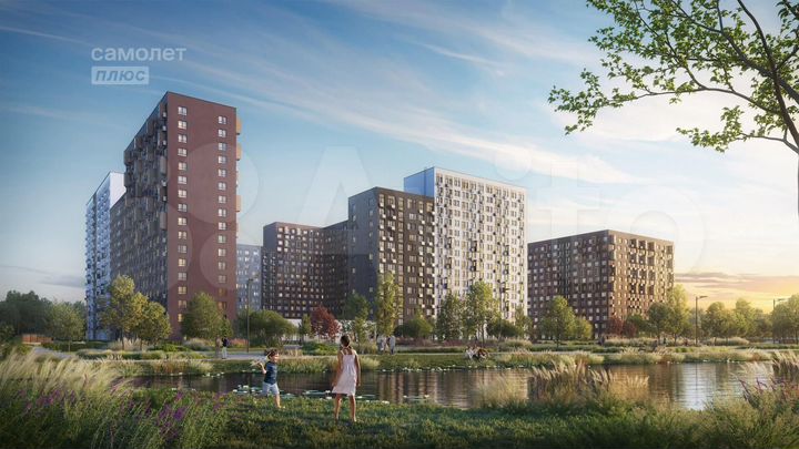 1-к. квартира, 34,2 м², 2/14 эт.