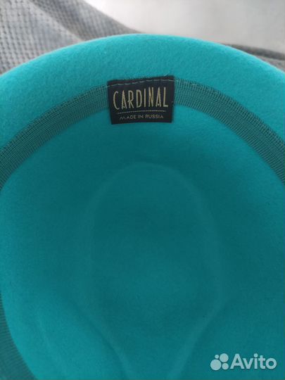 Шляпа фетровая морской волны