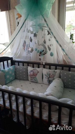 Бортики в детскую кроватку