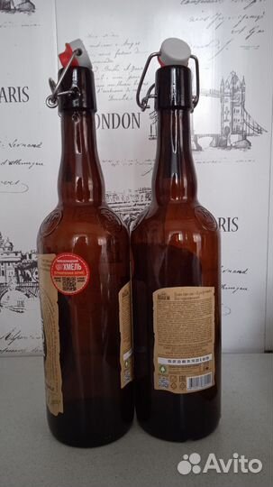 Бутылки с бугельной пробкой 0.75,0.5 под самогон