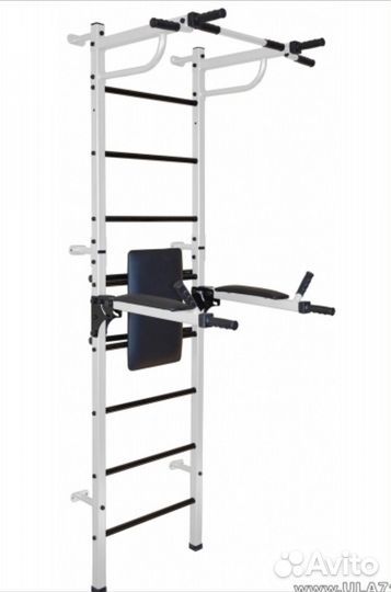 Шведская стенка с турником и брусьями