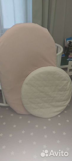 Детская кроватка трансформер 8 в 1 с маятником