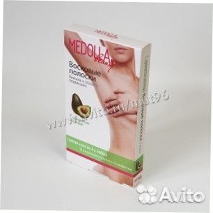 Восковые полоски Medolla 20 шт, зона:бикини,подмыш