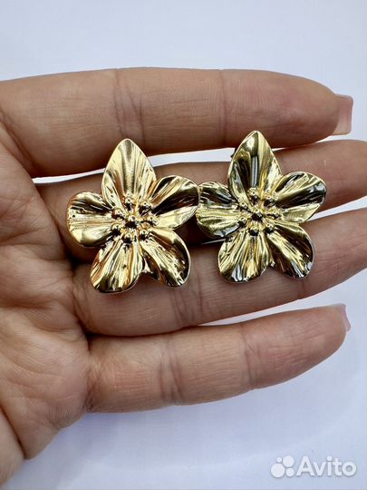 Серьги Flower