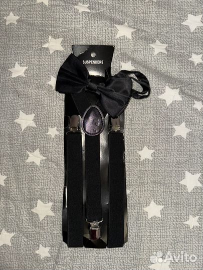 Бабочка и подтяжки