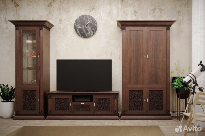 Гостиная Версаль модульная Орех пекан 3,09 м