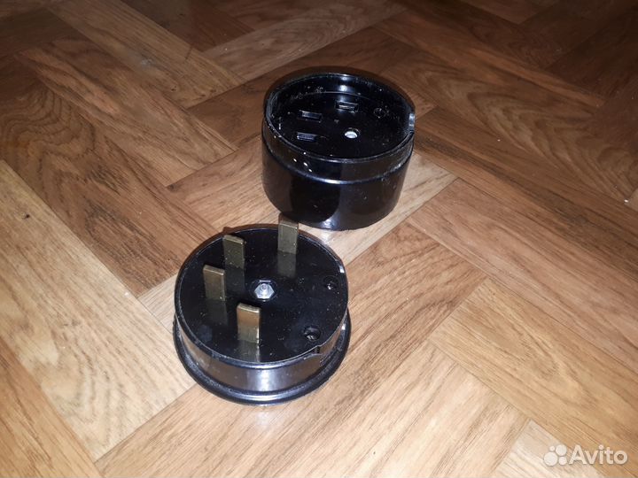 Разъем силовой рш-вш 25А 440В карболит