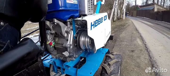 Вспашка мотоблоком