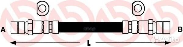 Шланг тормозной T59002 Brembo