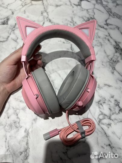 Беспроводные наушники razer kraken kitty edition