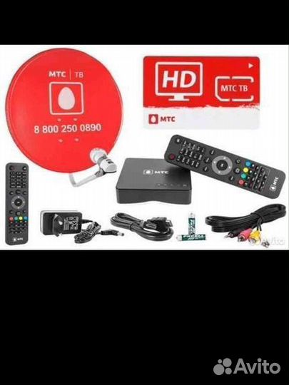 Комплект спутникового тв МТС с 4G модемом