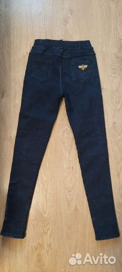 Утеплённые джегинсы на девочку