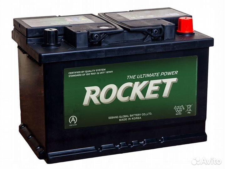 Аккумулятор Rocket EFB 70 ah на Renault Scenic IV