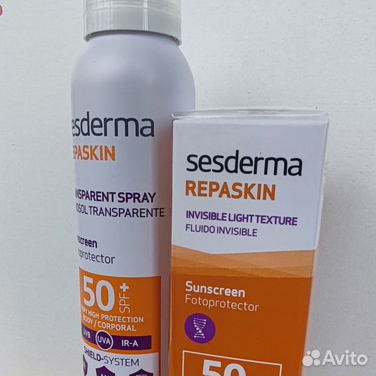 Набор крем флюид и масло Sesderma SPF 50