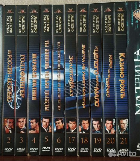 DVD James Bond/Джеймс Бонд (007) от Киномании