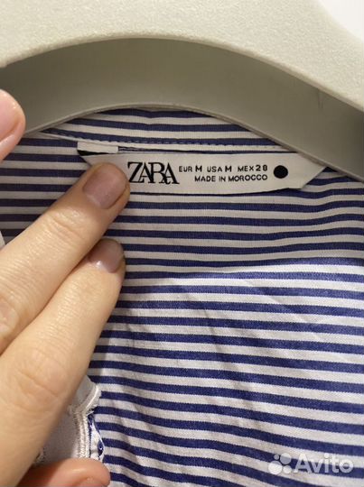 Блузка женская хлопок zara М