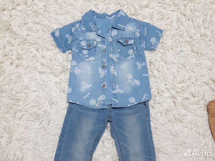 Джинсовая рубашка