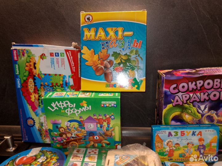 Детские настольные игры пакетом