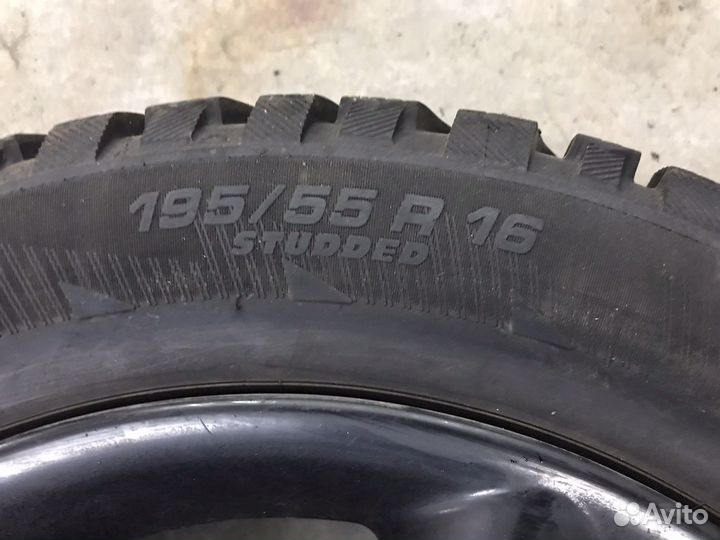 R16 Michelin Pilot Sport 195/55, PCD 4x100 DIA 56.1