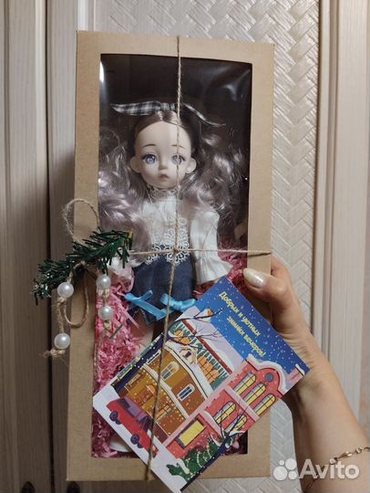 Кукла в подарочной упаковке. Шарнирная