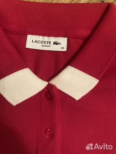 Lacoste polo женские