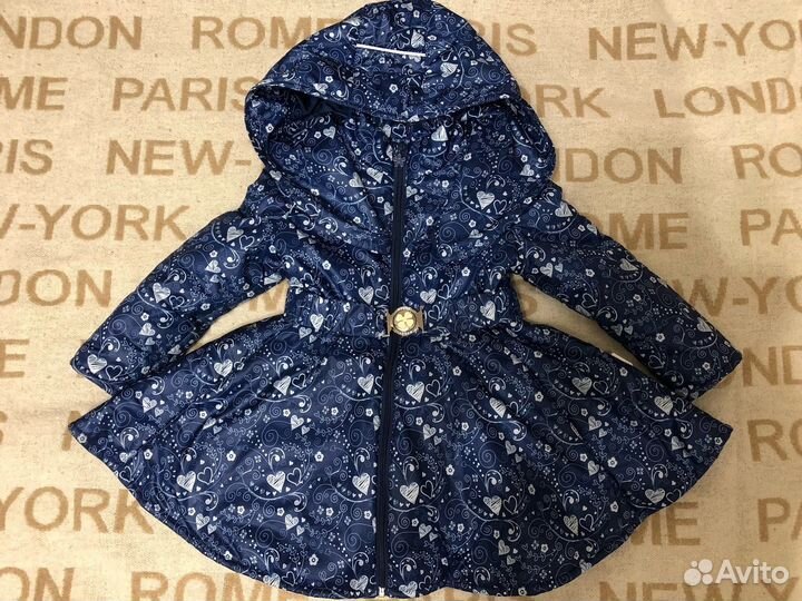 Курточка-плащик для девочки