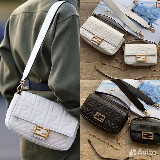 Сумка Fendi натуральная кожа