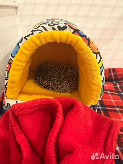 Домик для ежика мягкий, теплый