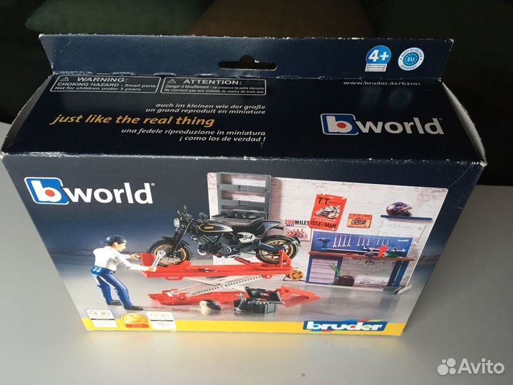 Bruder 62101 игровой набор с мотоциклом