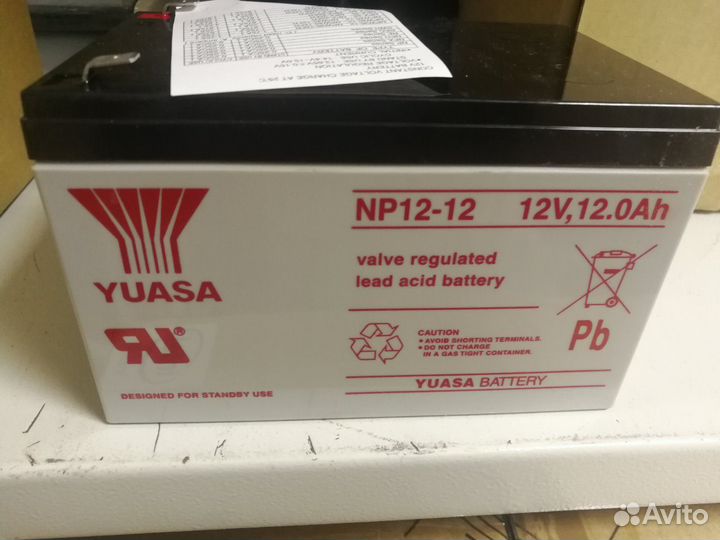 Аккумулятор для ибп yuasa NP12-12