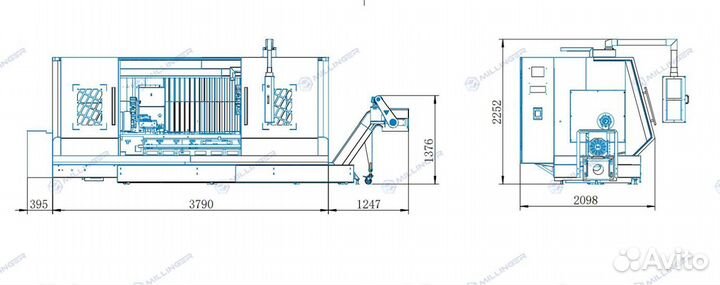 Токарный Станок CKX550A-1500