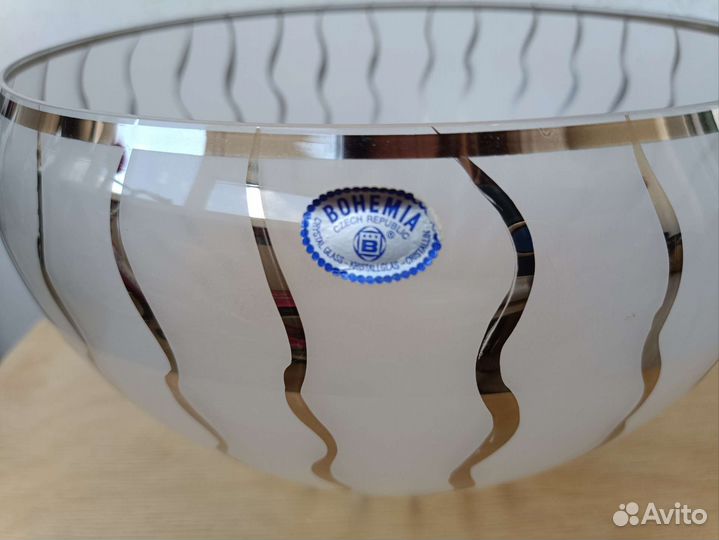 Ваза bohemia crystall glass