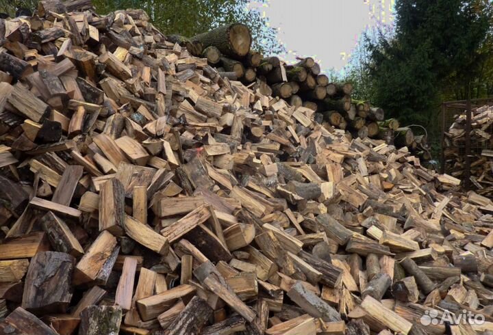 Дрова в сетках