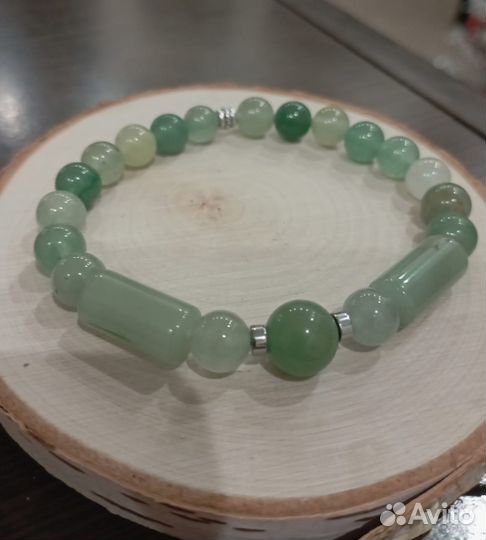 Браслет из зеленого авантюрина