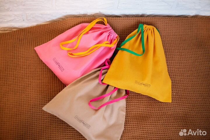 Льняные мешочки