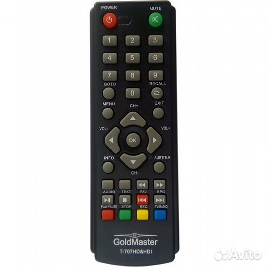 Цифровой эфирный ресивер GoldMaster T-707HD
