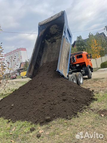 Земля чернозем для газона