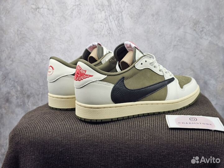 Travis Scott x Air Jordan 1 Retro Medium Olive